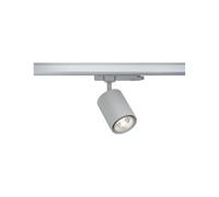 Paulmann ProRail3 Spot Kratos 28W 3000K Silver | Swivelling LED rail spot, beam angle 50°, IP20, for ceiling mounting