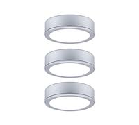 Paulmann 93092 LED furniture luminaire set Pukk round incl. 3x3.5W cabinet light chrome matt plastic 2700K