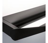 Paulmann 79505 LED wall luminaire 3-Step-Dim Ranva 2700K 1,400lm / 210lm 230V 13 / 1x2W dimmable wall washer black matt wall lamp