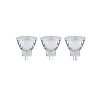 Paulmann reflector LED bulb, GU4, 1.8 W, 2700K, silver, set of 3