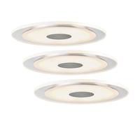 Paulmann Simple LED recessed light Whirl, 3-piece set