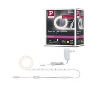 Paulmann SimpLED Power Set 1.5m Warm White with dimming/Switch | Ready-to-use set with 230/24V power supply, self-adhesive, can be cut to size, splash-proof
