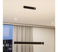 Paulmann Smart LED hanging light Jagun, anthracite, 100 cm, felt