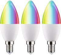 PAULMANN Smart RGBW LED Light Bulb - E14, Pack of 3