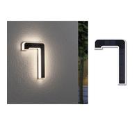Paulmann Solar House Numbers 0.20W Warm White Black Solar-Powered