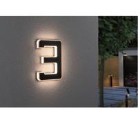 PAULMANN Solar LED House Number Light - No. 3