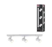 Paulmann Spotlight Zyli IP44 bar max 3x10W GU10 White/Chrome 230V Metal