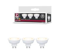 Paulmann Standard 230V LED Reflector GU10 Flat 37 mm 3x550lm 3x4,9W 2700K dimmable Signal White 29271