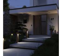 Paulmann Trabia LED pedestal light wood, height 60 cm