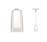Paulmann 94998 Arido II URail LED Pendant GU10 560lm 5W 2700K 230V Chrome matt, Clear, Satin Rail System