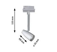 Paulmann URail Barelli single spot, chrome