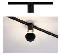 Paulmann URail Ceiling Light Socket E27 Black For Decorative Lamps