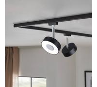 Paulmann 95595 3-Step-Dim Circle URail LED Rail spot 180lm 5W 4000K dimmable 230V Black matt Rail System