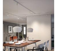 Paulmann URail end cap, signal white, set of 2, plastic