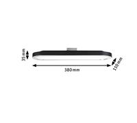 Paulmann URail LED panel 7 W 2,700 K matt black