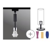 Paulmann URail Light 1-Phase E-27 20W LED Black Matt/Chrome
