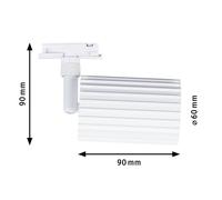 Paulmann URail Lirena Track Spotlight, white, Ø 6 cm, GU10