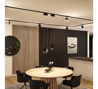 Paulmann URail pendant Alejandro black 3,000 K 3-step dimmable
