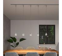 Paulmann URail pendant light Cone, matt chrome, GU10