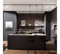 Paulmann URail Sarrasani pendant black/opal