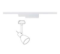 Paulmann URail track adapter, ZigBee, white