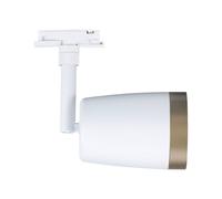 Paulmann URail Track Spotlight COVER, white/gold, Ø 7 cm, GU10