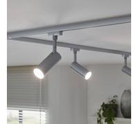 Paulmann URail Tubo LED spotlight, matt chrome
