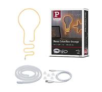 Paulmann USB LED Strip Neon Colorflex 1m 4.5W | Plug 'n' Play, incl. mounting clips, USB connection, 120 LEDs, IP20