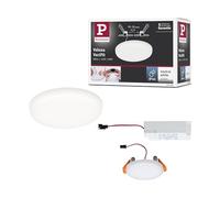 Paulmann VariFit LED recessed Panel Veluna 4.5W 4000K Satin | Recessed panel for ceiling and wall, IP44, uniform room lighting, 400 lm, 230 V direct connection