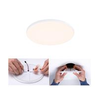 Paulmann 79945 recessed LED panel Veluna VariFit Edge 160mm round Dimmable Warm white White Plastic Lighting system 3000K