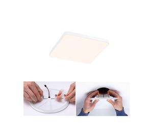 Paulmann Veluna Edge LED recessed IP44 3000K 12x12cm