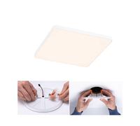 Paulmann 79943 LED panel recessed panel Veluna VariFit Edge 160x160mm rectangular warm white, white plastic lighting system 3000K