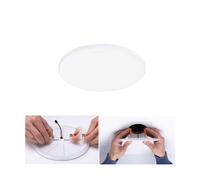 Paulmann Veluna Edge LED recessed IP44 4,000K Ø 16cm