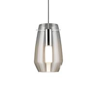 Paulmann Vento lampshade, clear, Ø 17 cm, glass