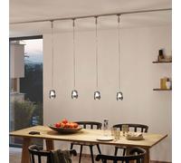 Paulmann Vento lampshade, smoke grey, Ø 8 cm, glass