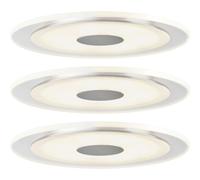 Paulmann Whirl LED Recessed Lights 3-Piece Set 18W Aluminium 92543