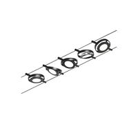 Paulmann Wire RoundMac cable system 5-bulb black