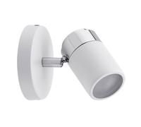 Paulmann Zyli wall spotlight white/chrome one-bulb