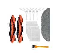 Paulmma Accessory Kit Compatible with Xiaomi Mijia 3C Enhanced E10/C103/B112, Vacuum Cleaner Replacement Parts for 2 Main Brush, 4 Side Brush, 4 Filters, 4 Mop Cloth