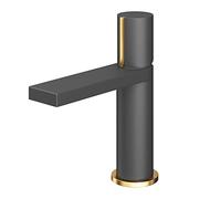 Paulo Black Gold Bathroom Sink Tap | Basin Mono Tap | Bathroom Tap | Includes Click Clack Waste