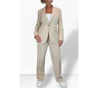 Paulo Due 2 Piece Tailored Trouser Suit In Beige Beige