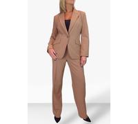 Paulo Due 2 Piece Tailored Trouser Suit In Tan Tan