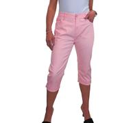 Paulo Due 3/4 Length Cropped Chinos In Light Pink Light Pink 22