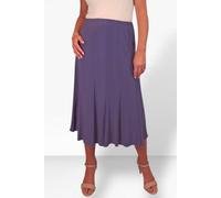 Paulo Due 32" Midi Panel Flared Skirt In Purple Purple 10-12