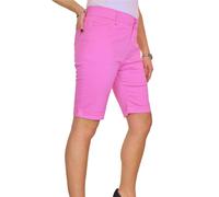 Paulo Due Classic Stretch Chino Shorts In Bright Pink Bright Pink 22