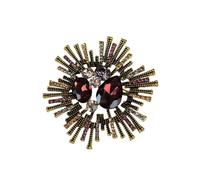 Paulo Due Diamante Large Spray Star Brooch Pin - Bronze
