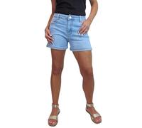 Paulo Due High Waisted Stretch Denim Shorts for Women Mid Blue 10-20 (18)