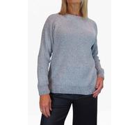 Paulo Due Long Sleeve Chenille Crew Neck Jumper In Grey Grey 10-14