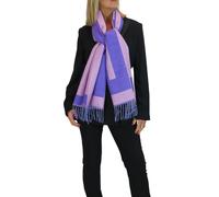 Paulo Due Oversized Wool Blend Pashmina Shawl Scarf In Purple Purple