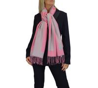 Paulo Due Oversized Wool Blend Pashmina Shawl Scarf - Pink
